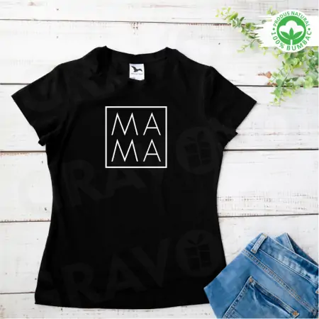 Set tricouri personalizate pentru mama si fiica "Mama, Mini" minimal [6]