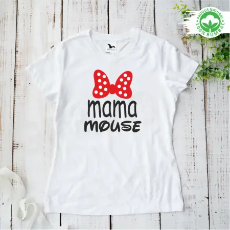 Set tricouri personalizate pentru mama si fiica "Mama mouse, Mini mouse"  [5]