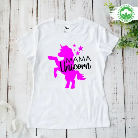 Set tricouri personalizate pentru mama si fiica "mama unicorn, mini unicorn" [5]