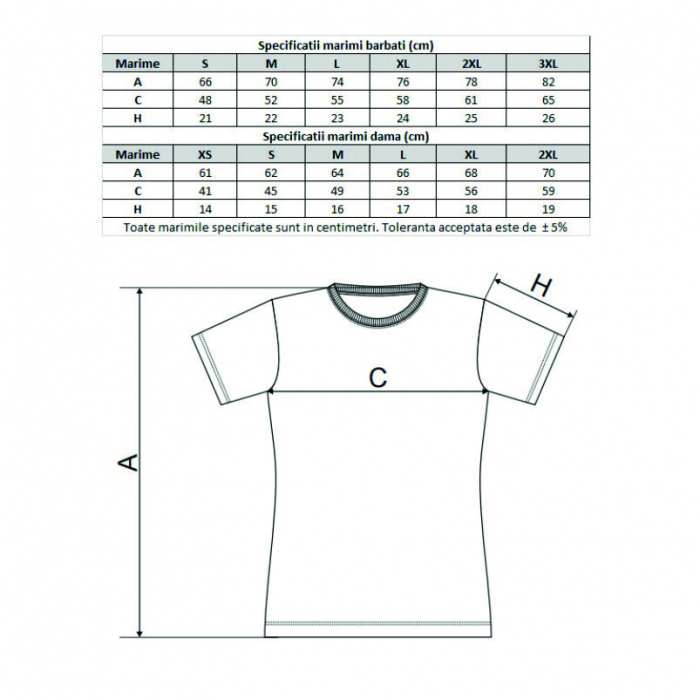 Tricou alb personalizat: "Nu sforai, Torc" (damă) [4]