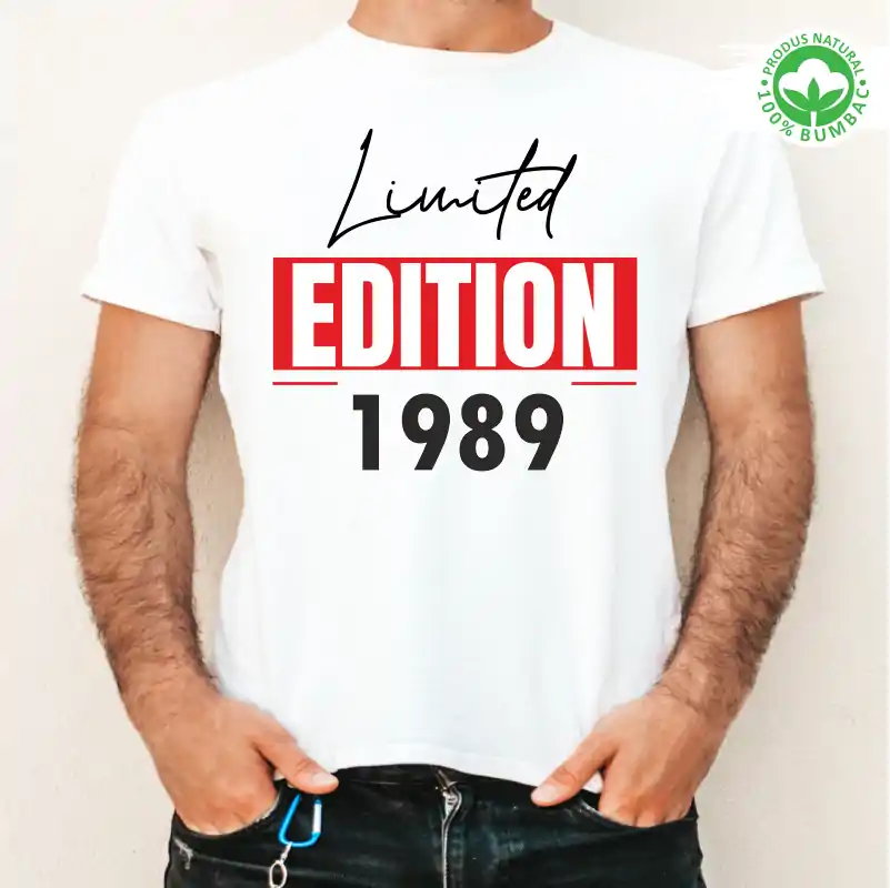 Tricou aniversar personalizat modelul "Limited edition anul nasterii" [6]