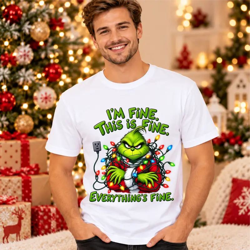tricou-barbati-craciun-im-fine-everythings-fine [2]