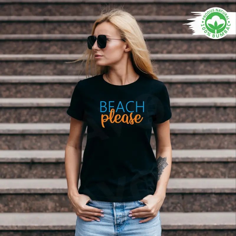 Tricou personalizat: "Beach Please"  [4]