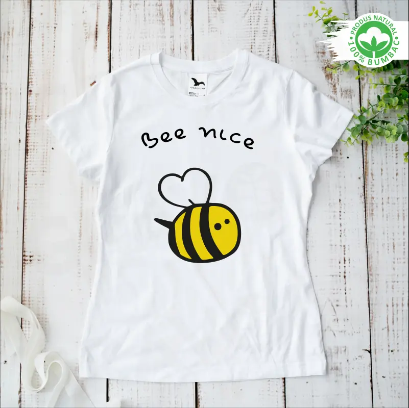 Tricou personalizat: "bee nice"  [1]
