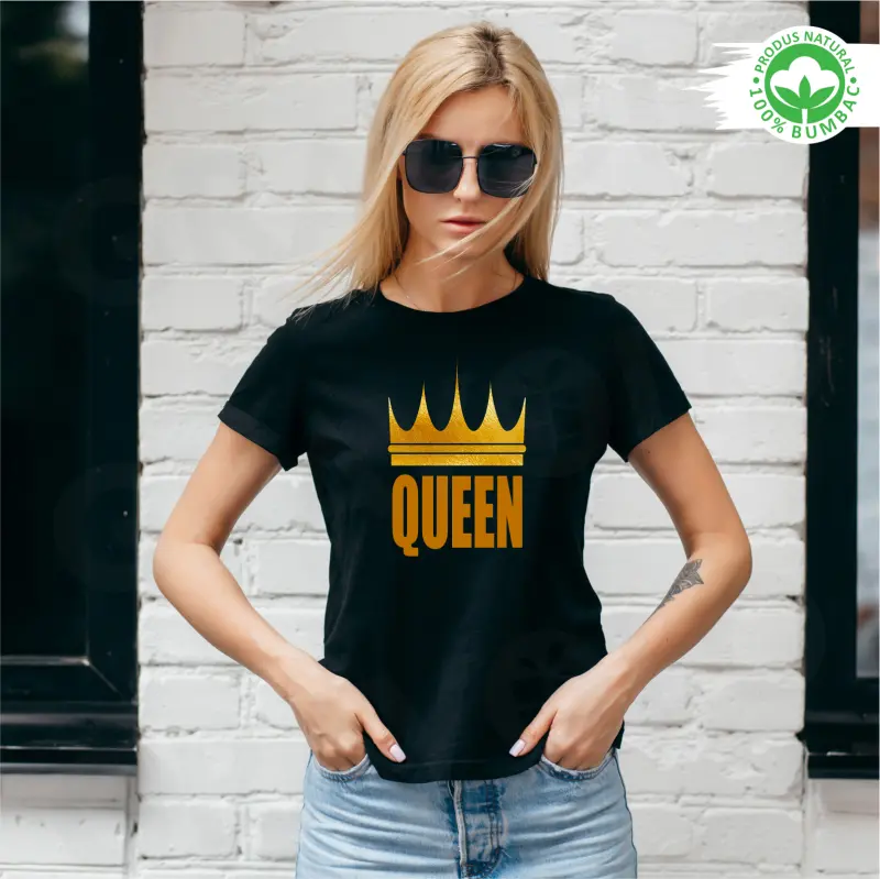 Tricou personalizat: "Crown Queen" (damă) [1]