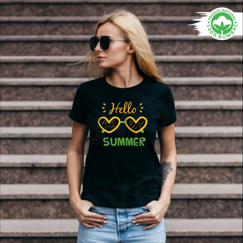 Tricou personalizat: "hello summer"  [4]