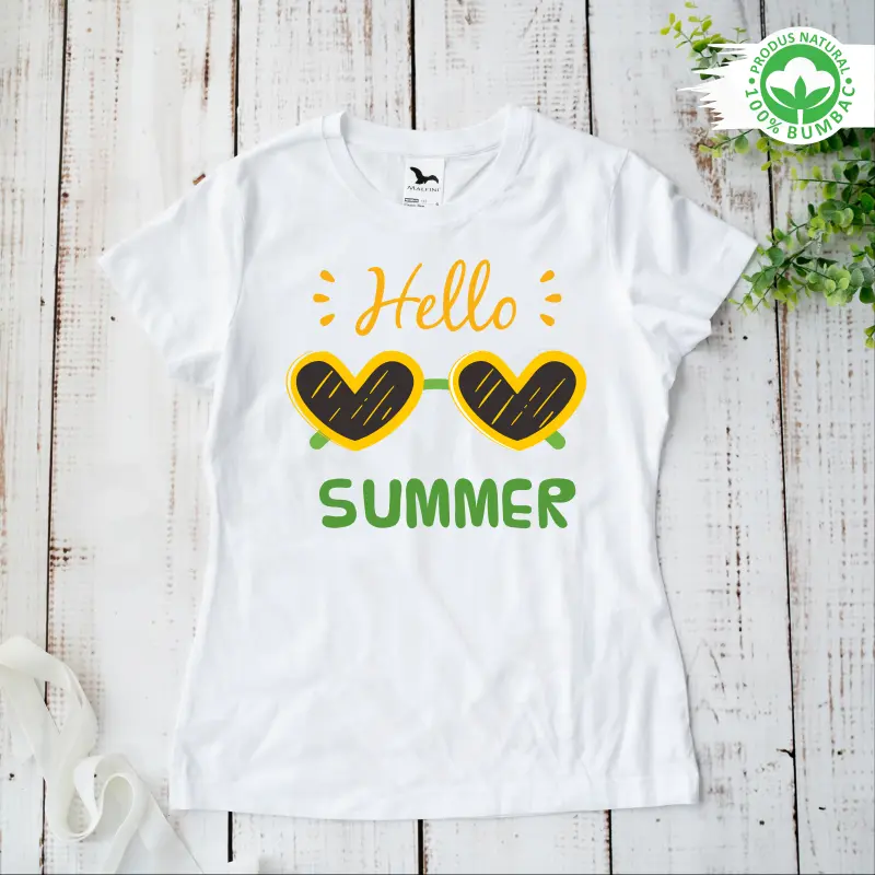 Tricou personalizat: "hello summer"  [1]