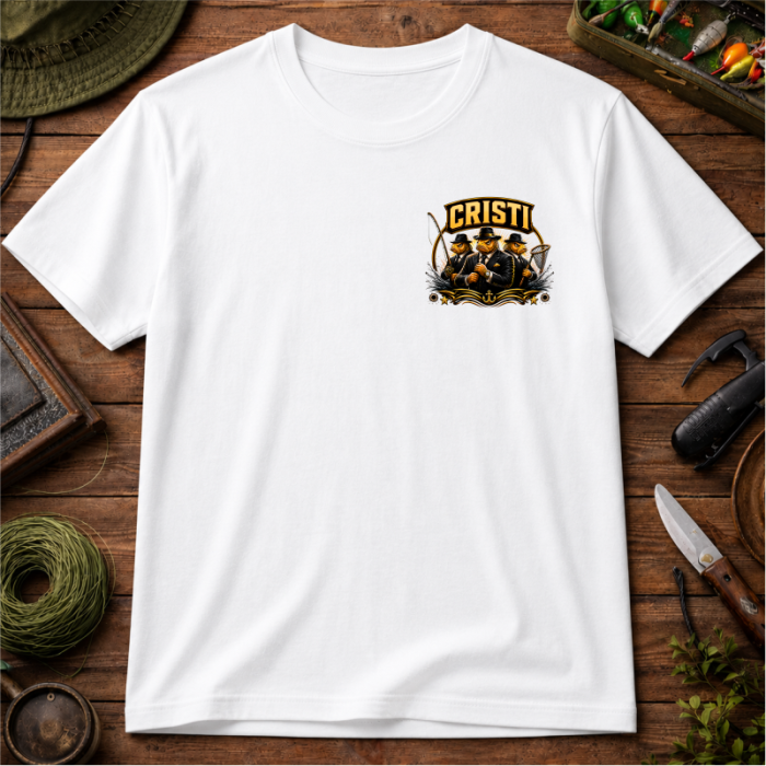 Tricou personalizat „Pescuitul e ca mafia” cu nume – tricou amuzant pescari [7]