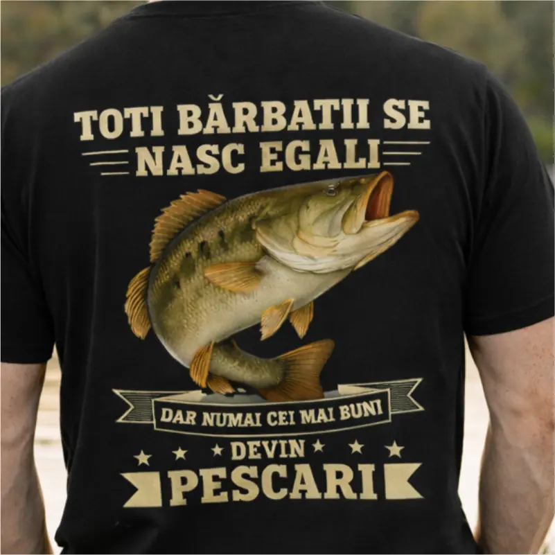 Tricou-Pescar-Personalizat-Toți-bărbații-se-nasc-egali-dar-numai-cei-mai-buni-devin-pescari-negru [5]