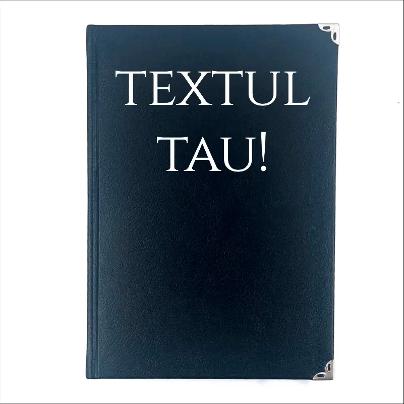 Agende personalizate - agenda-neagra-nedatata-personalizata