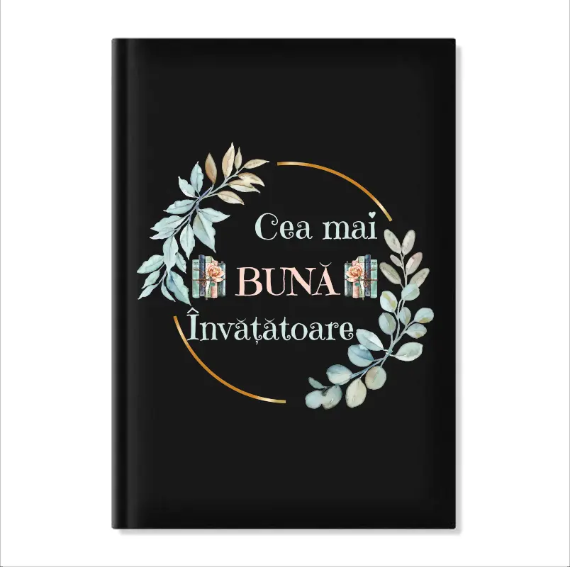 Cadouri Aniversare - agenda-personalizata-cu-mesaj-cea-mai-buna-invatatoare