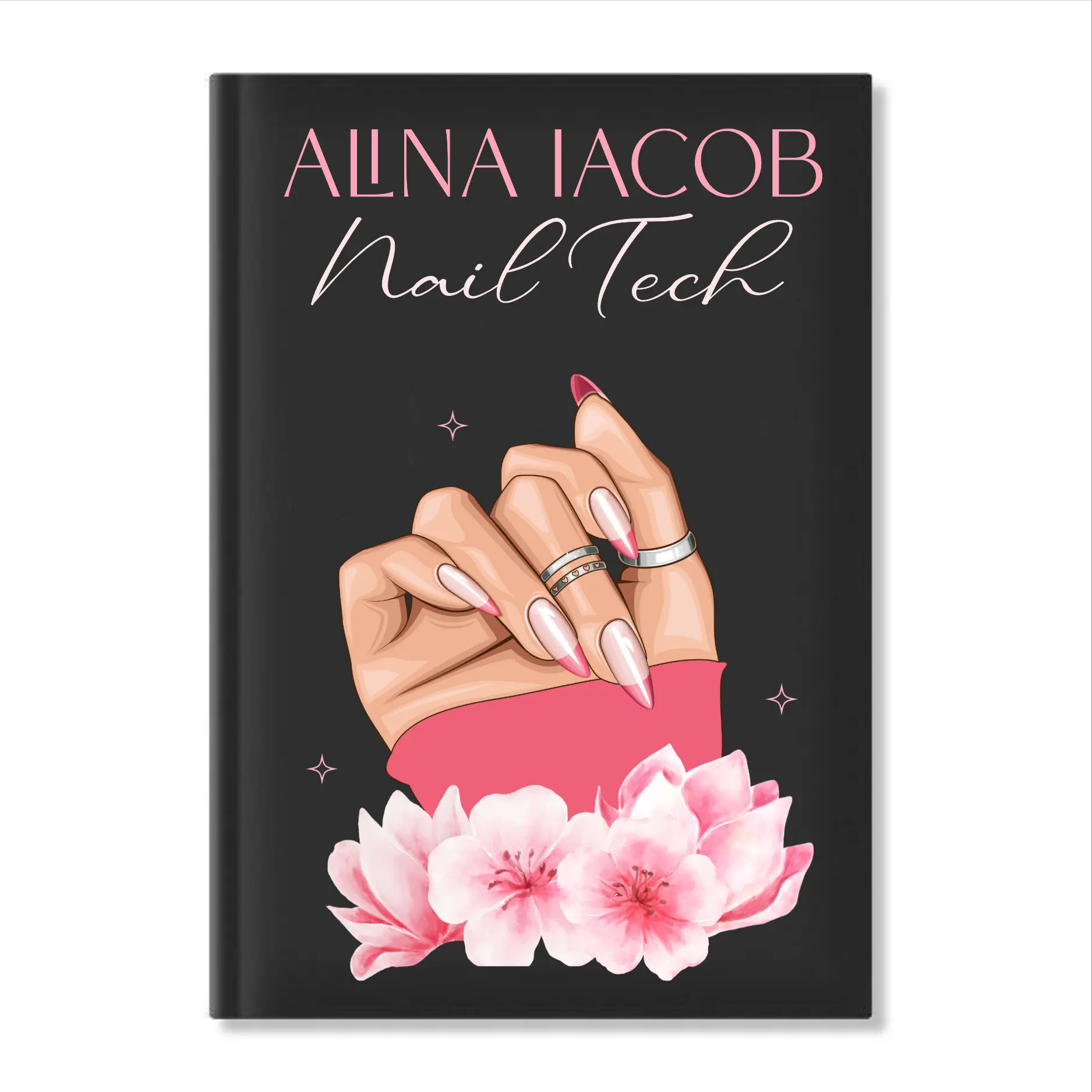 Agende personalizate - agenda-personalizata-nail-tech-cadou-pentru-tehnician-de-unghii