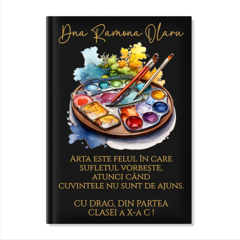 Cadouri Aniversare - agenda-personalizata-pentru-profesor-de-desen-si-arte