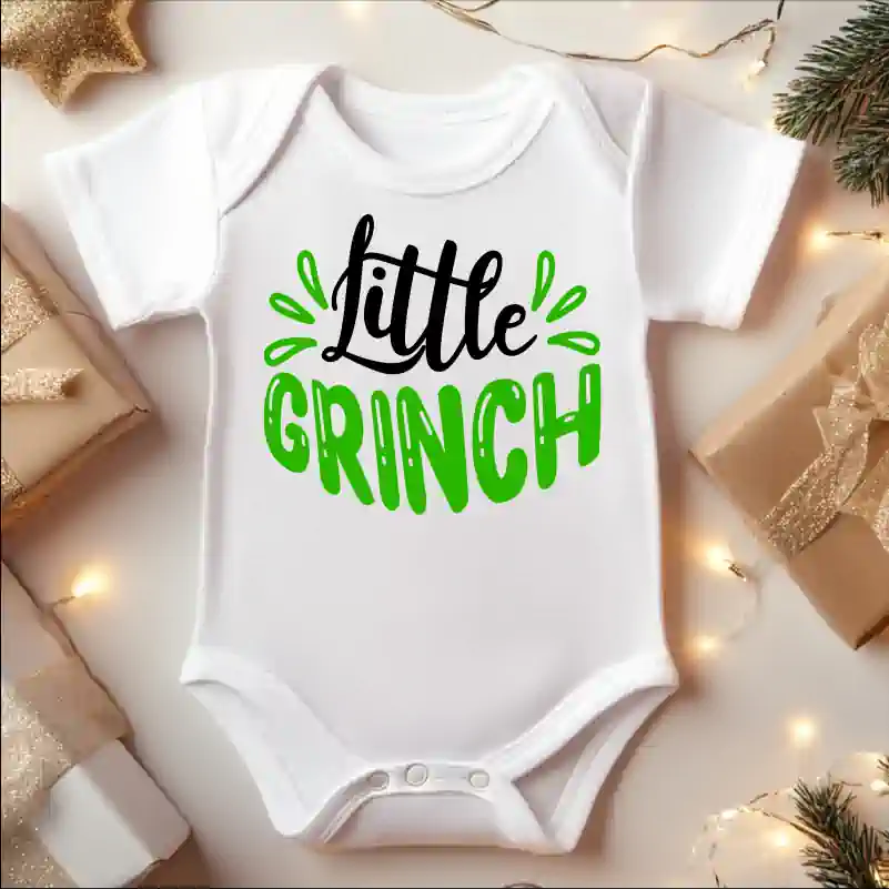 Cadouri de Craciun - Body-bebe-de-Craciun-model-Little-Grinch