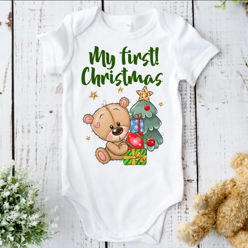 Cadouri de Craciun - Body-bebe-de-Craciun-My-First-Christmas