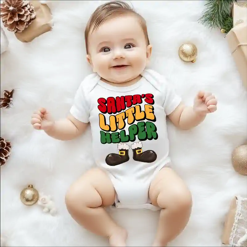 Cadouri de Craciun - Body-bebe-de-Craciun-personalizat-cu-textul-Santas-little-helper