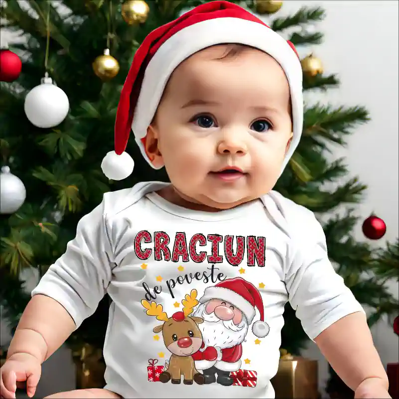 Cadouri de Craciun - Body-bebe-pentru-Craciun model-Craciun-de-Poveste-1
