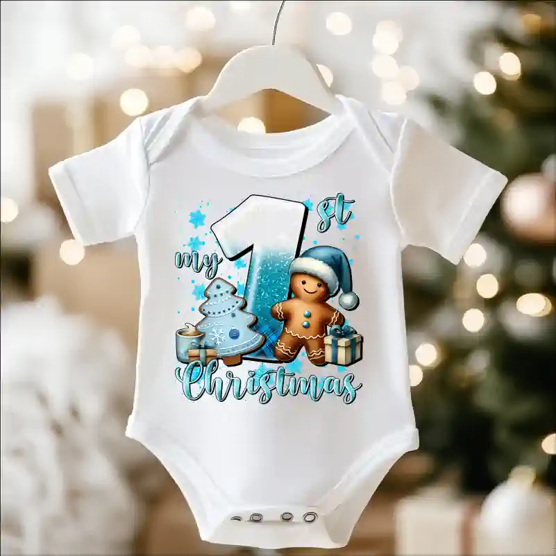 Cadouri de Craciun - Body-bebe-pentru-Craciun-model-My-1st-Christmas-2
