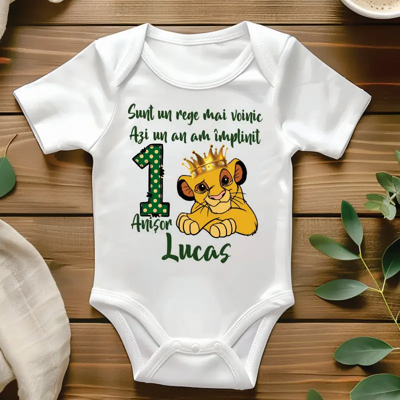 Mot - Body-bebe-personalizat-1-an-model-Jungle-leu-Simba