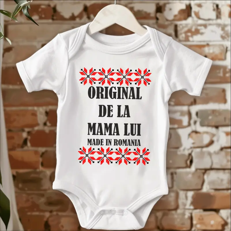 Body bebelusi personalizate - Body-Bebe-Personalizat-Original-de-la-Mama-lui-Made-in-Romania