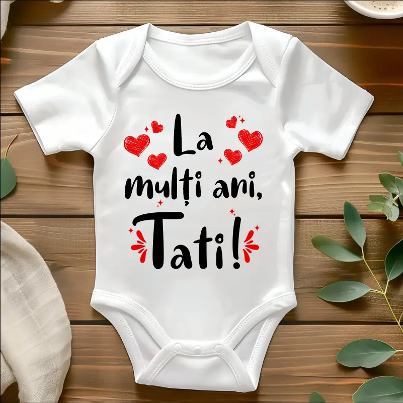 Cadouri pentru Tata - Body-bebelusi-personalizat-cu-textul-La-multi-ani-TATI-1