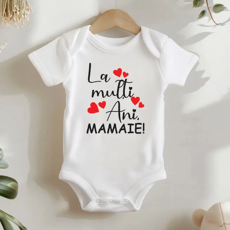 Body bebelusi personalizate - Body-personalizat-cu-mesajul-La-multi-ani-Mamaie