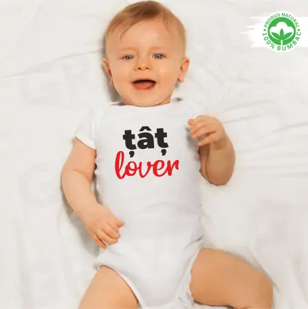 Body personalizat: "țâț lover" (bebelusi)