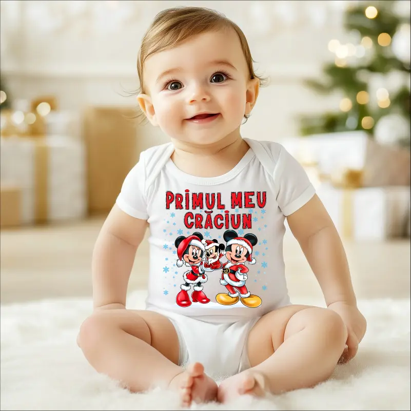 body-personalizat-primul-meu-craciun-cu-mickey [1]