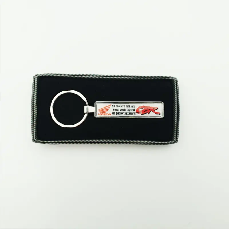 Breloc auto personalizat argintiu [3]