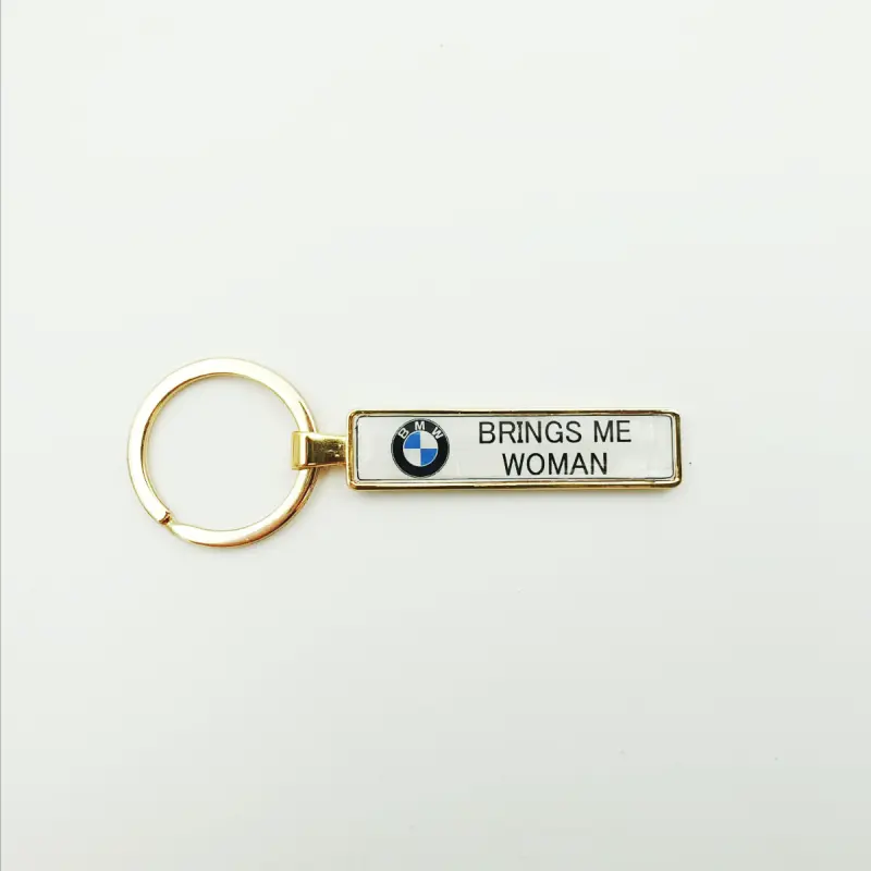 Breloc auto personalizat auriu [1]