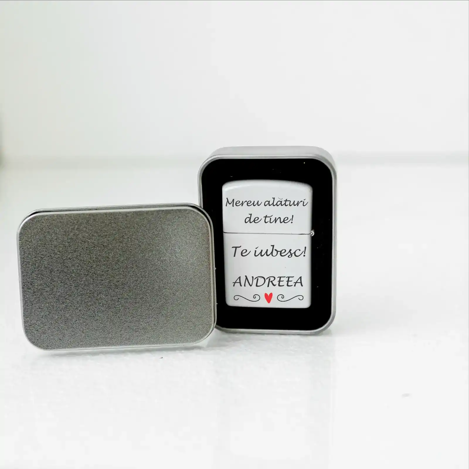 Bricheta personalizata “Mereu alaturi de tin. Te iubesc!” [1]