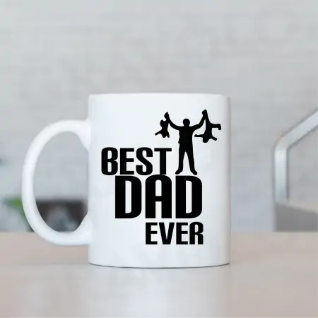 Pentru el - Cana alba "Best Dad Ever"