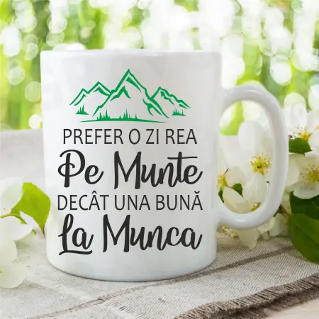 Cani - Cana alba "Prefer o zi Rea pe Munte decat una Buna la Munca"