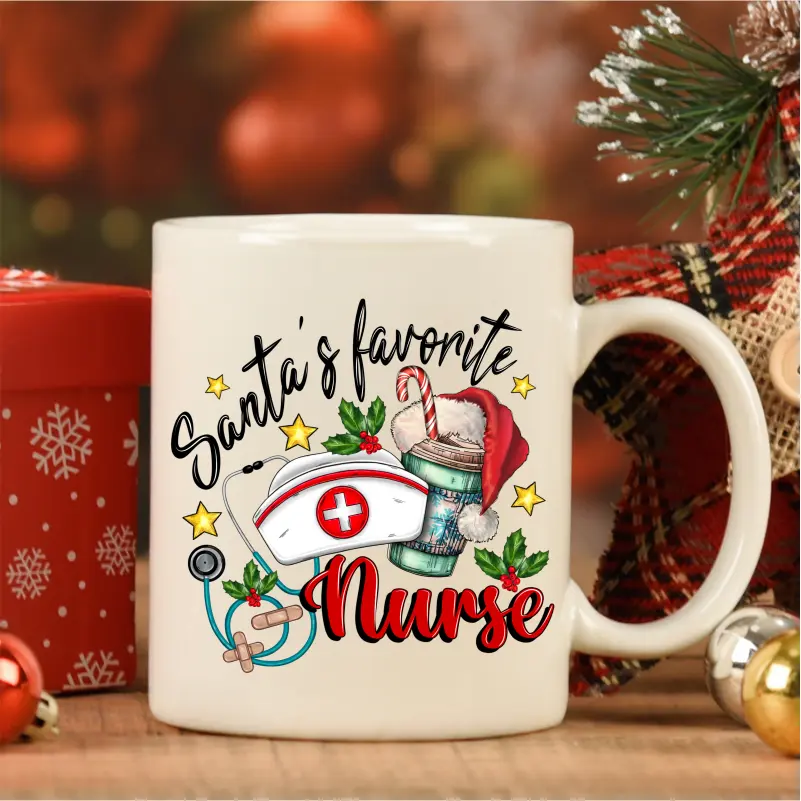 Cani de Craciun - Cana-Craciun-asistenta-Santa's-Favorite-Nurse