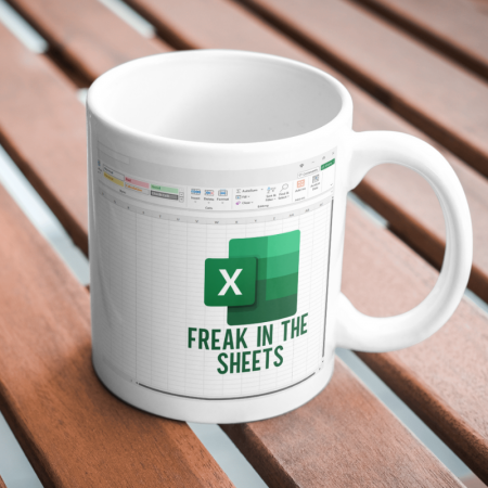 Cadouri pentru Colegi - Cana-Personalizata-Freak-In-The-Sheets-Excel
