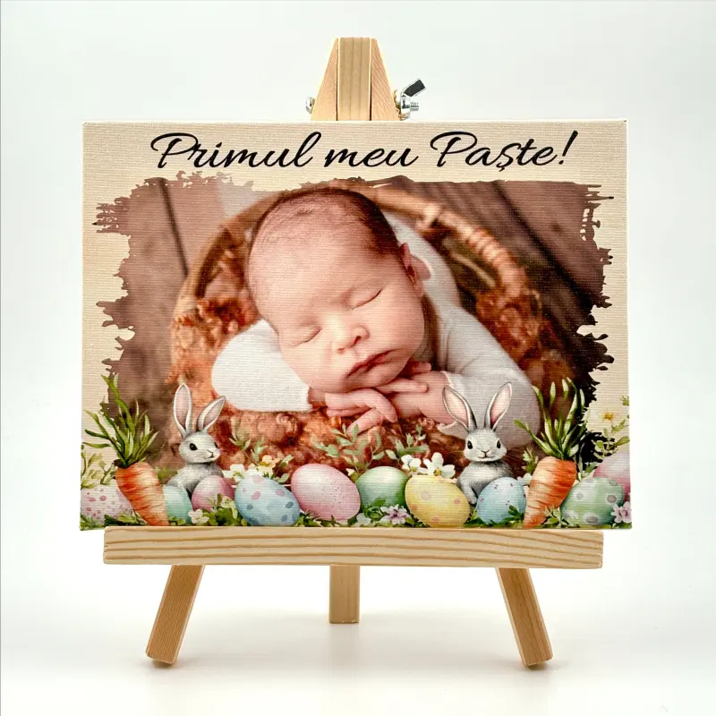 Cadouri de Paște - canvas-personalizat-cu-poza-primul-meu-paste