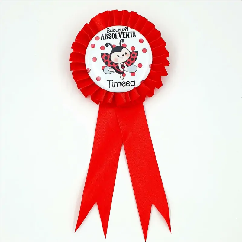 Absolvire - Cocarda-absolvire-personalizata-Rosie-Premium-
