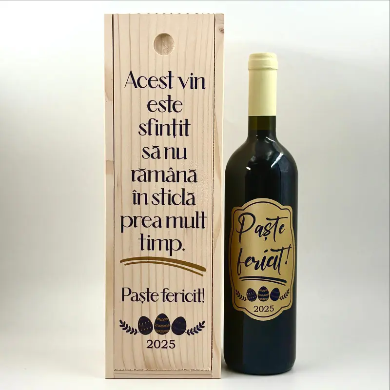 Cadouri de Paște - Cutie-de-vin-personalizata-cu-mesaj-amuzant–cadou-de-Paste