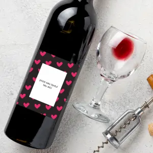 Eticheta neagra personalizata cu text sau poza [1]