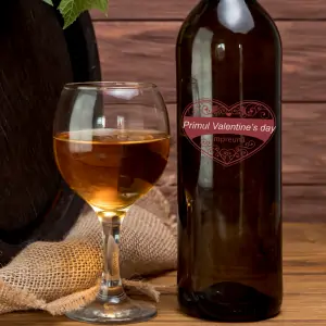 Eticheta personalizata "Primul Valentine`s Day impreuna" [0]