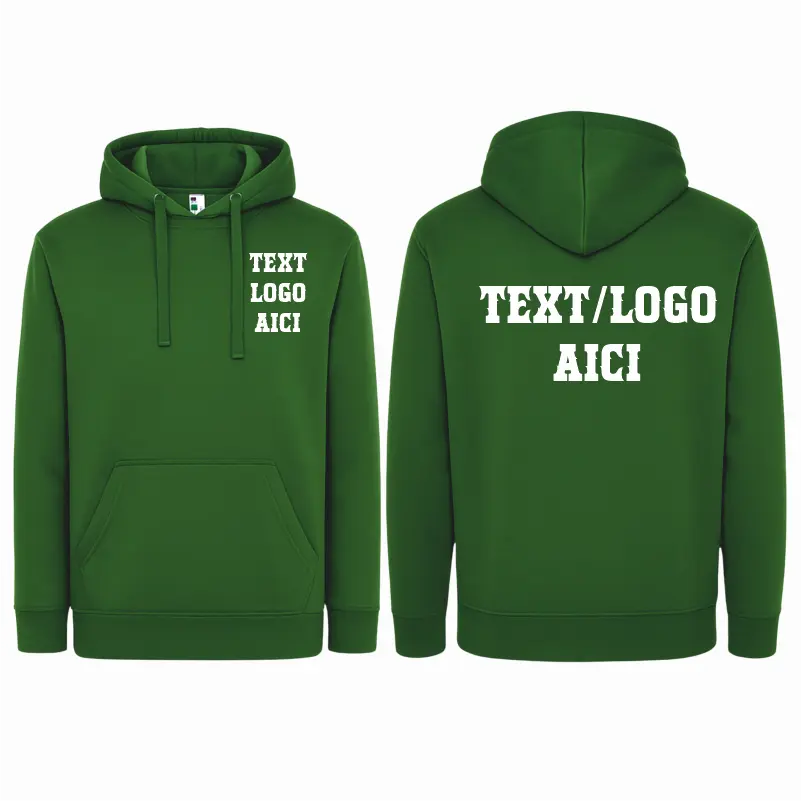Hanorac Verde Personalizat cu Textul Tau [1]