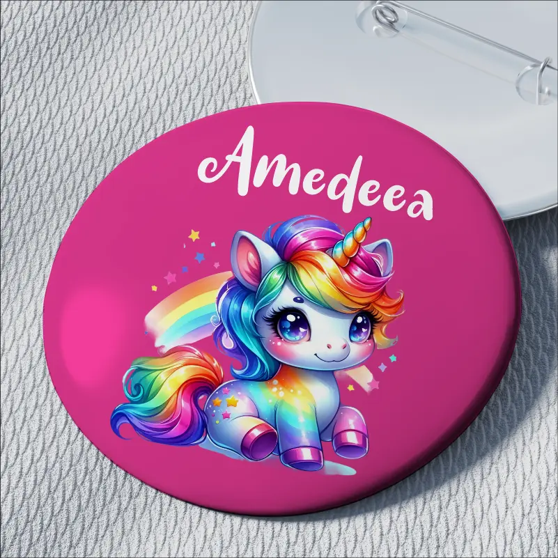 Back to School - Insigna-personalizata-cu-numele-copilului-model-unicorn