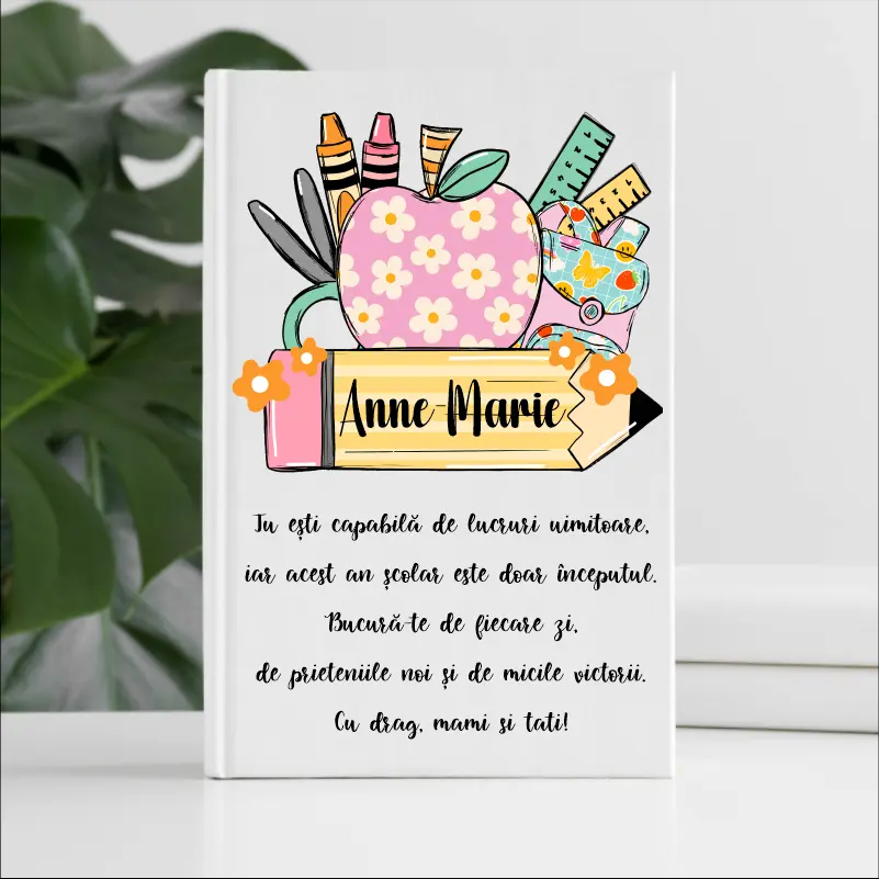 Back to School - Jurnal-Personalizat-cu-nume-pentru-fete-Back-to-school