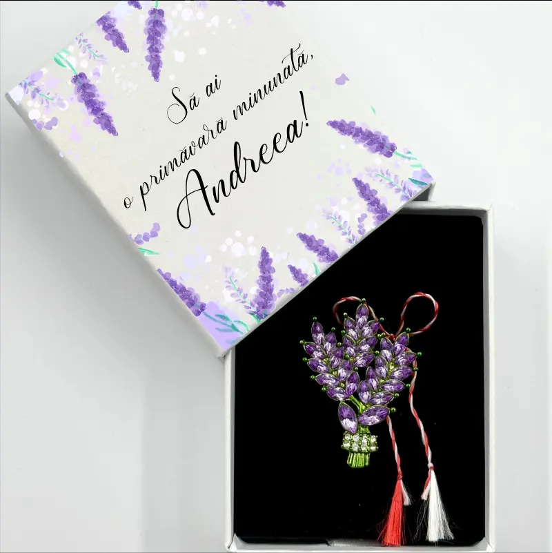 Martisoare pentru Copii - martisor-brosa-lavanda