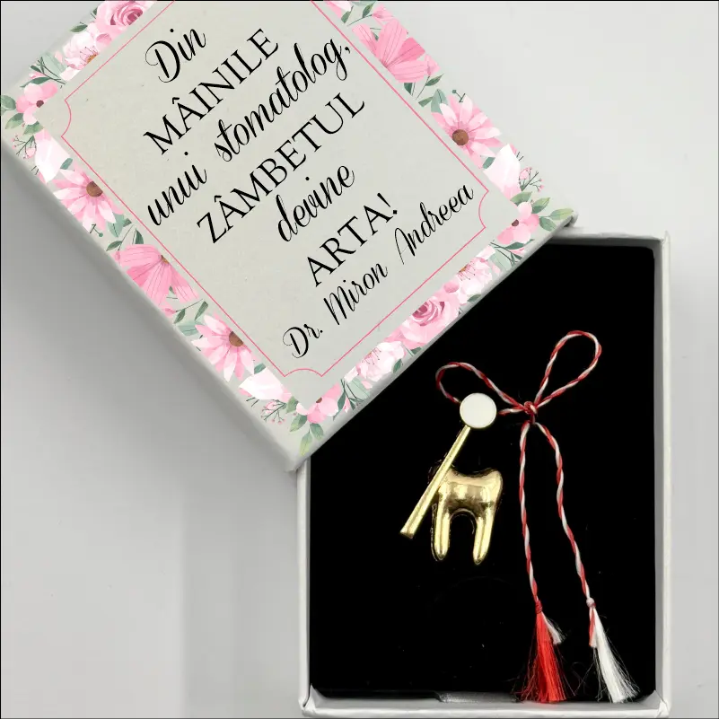 Martisoare - Martisor brosa medic stomatolog