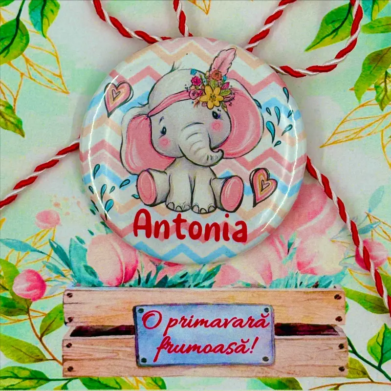 Martisoare - Martisor-Elefantel-insigna-copii-gradinita-scoala-1
