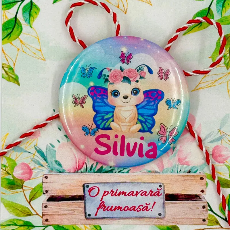 Martisoare - Martisor-Fluturas-insigna-copii-gradinita-scoala-1