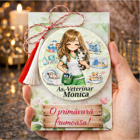 Ocazii - martisor-personalizat-insigna-asistenta-cabinet-veterinar