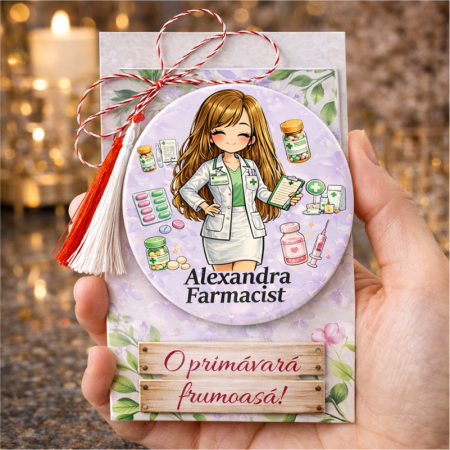 Ocazii - Martisor-personalizat-insigna-pentru-farmacist
