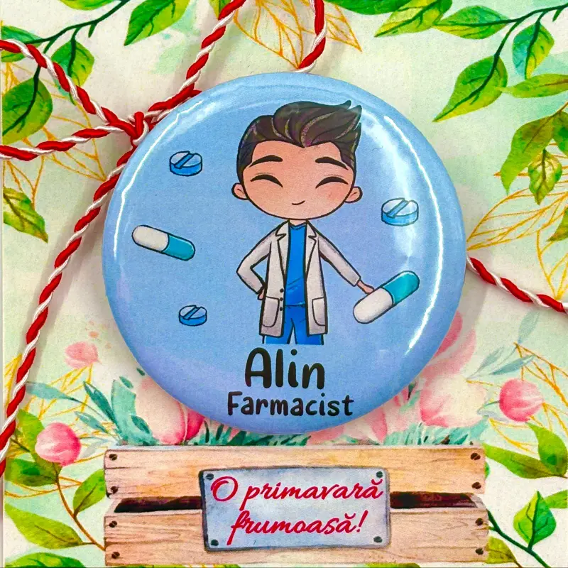 Martisoare - martisor-personalizat-pentru-farmacist-insigna